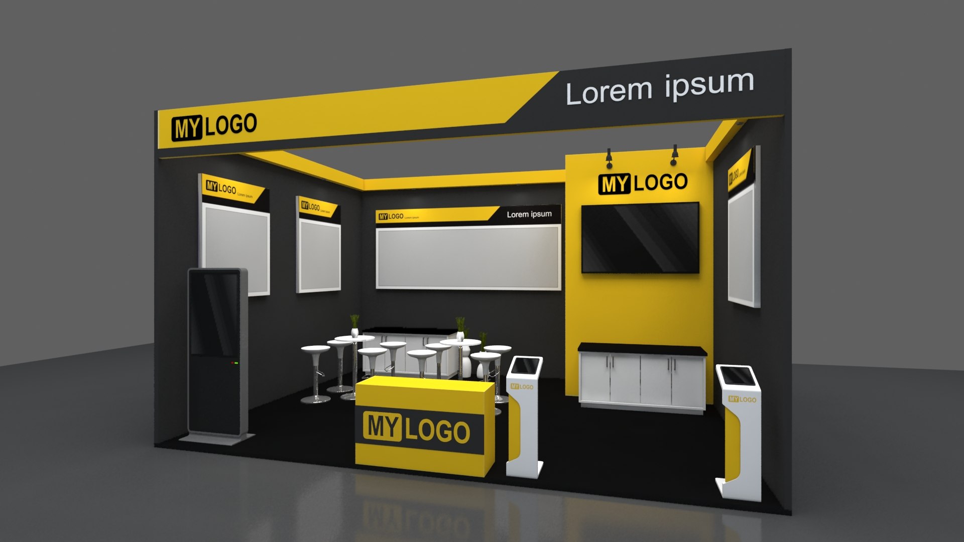 18 Booth Exhibition model https://p.turbosquid.com/ts-thumb/QW/f8UVS6/0j/scene36/jpg/1675046416/1920x1080/fit_q87/3482ccdee09e0f72bce1951eac2ada9f8a11ac9c/scene36.jpg