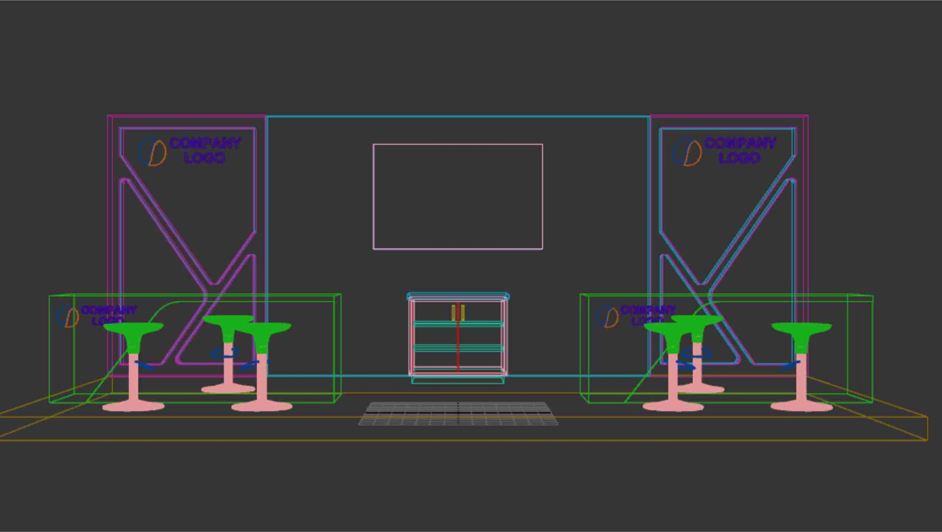 18 Booth Exhibition model https://p.turbosquid.com/ts-thumb/QW/f8UVS6/98/scene44/jpg/1675046432/1920x1080/fit_q87/ad087e7c3fa6f669b30853410dab617d5bf5abbd/scene44.jpg