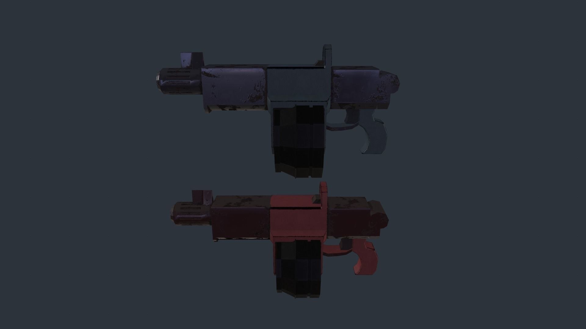 Low poly stylized gun pack model https://p.turbosquid.com/ts-thumb/QW/fG4F6O/aC/lowpolystylizedgunpack3dmodellowpolyobjfbxma47/jpg/1622612643/1920x1080/fit_q87/6bad96553bdf05de50bcd006e6f8376363e413c3/lowpolystylizedgunpack3dmodellowpolyobjfbxma47.jpg
