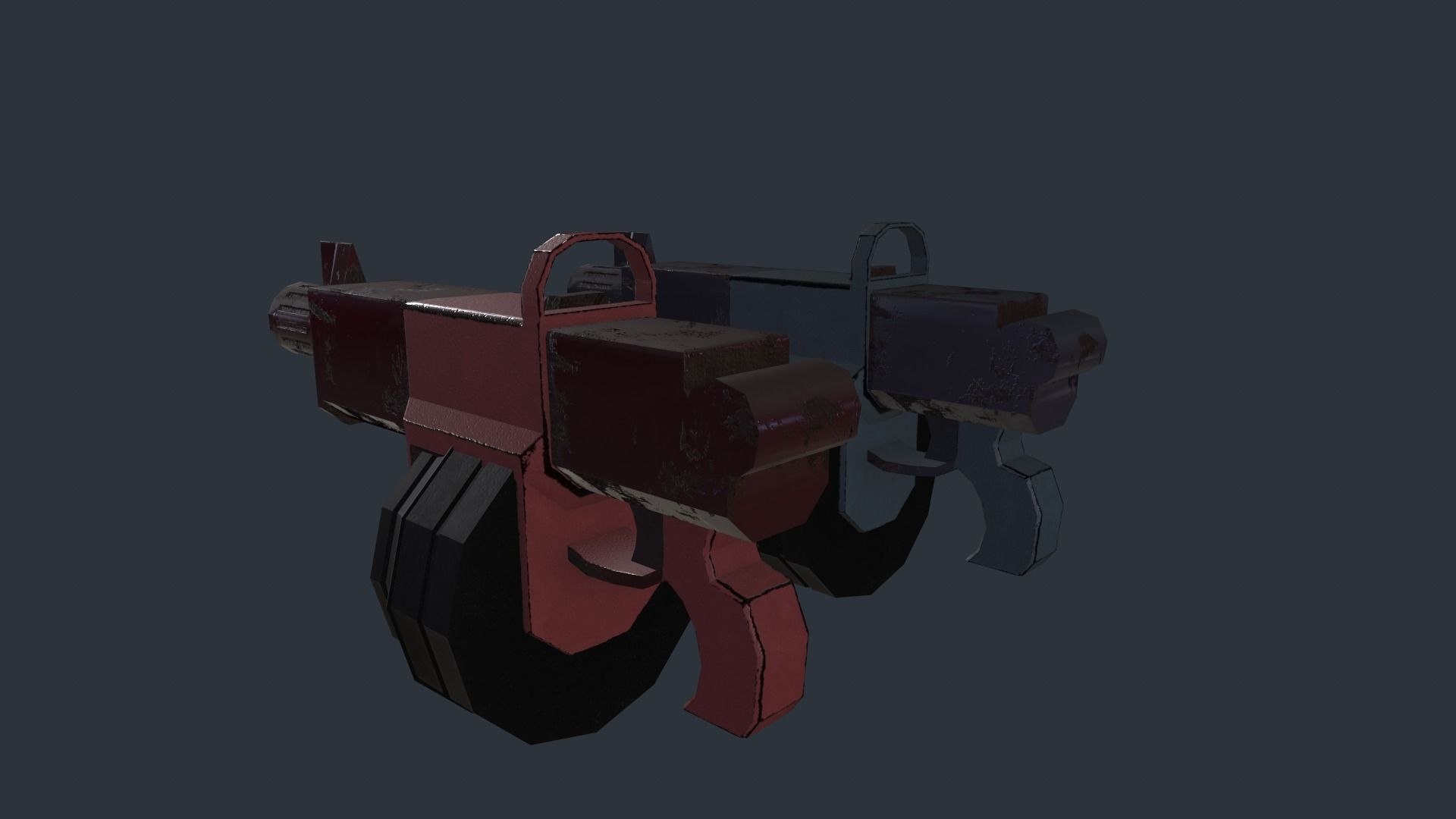 Low poly stylized gun pack model https://p.turbosquid.com/ts-thumb/QW/fG4F6O/kv/lowpolystylizedgunpack3dmodellowpolyobjfbxma48/jpg/1622612644/1920x1080/fit_q87/ee07464f952225df80cf95b1b732688f88ac91bc/lowpolystylizedgunpack3dmodellowpolyobjfbxma48.jpg