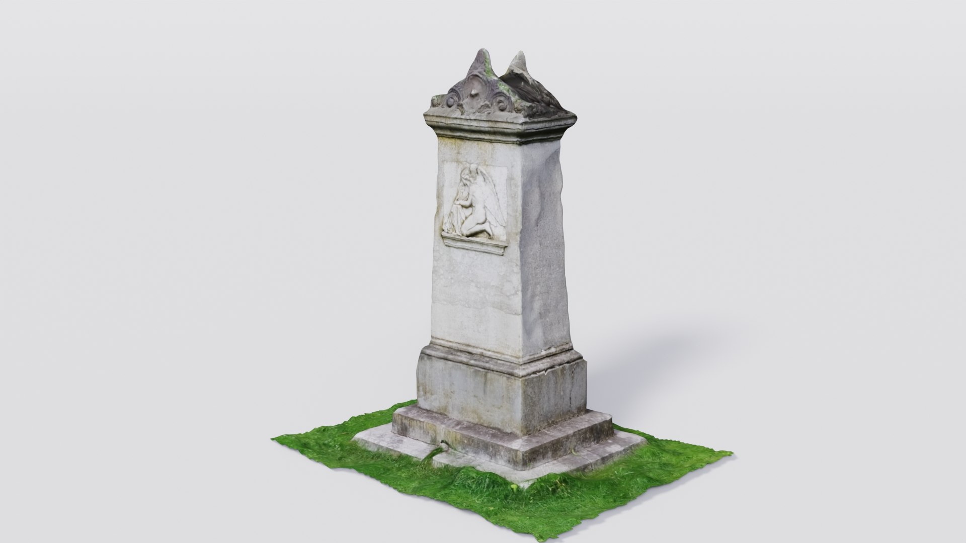 3D Model Historic Gravestone Model - TurboSquid 2091066