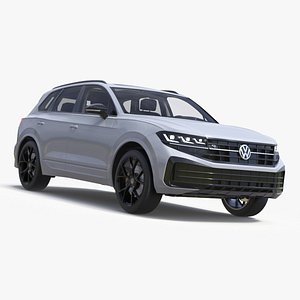 Volkswagen Touareg 2024 White Lights On model