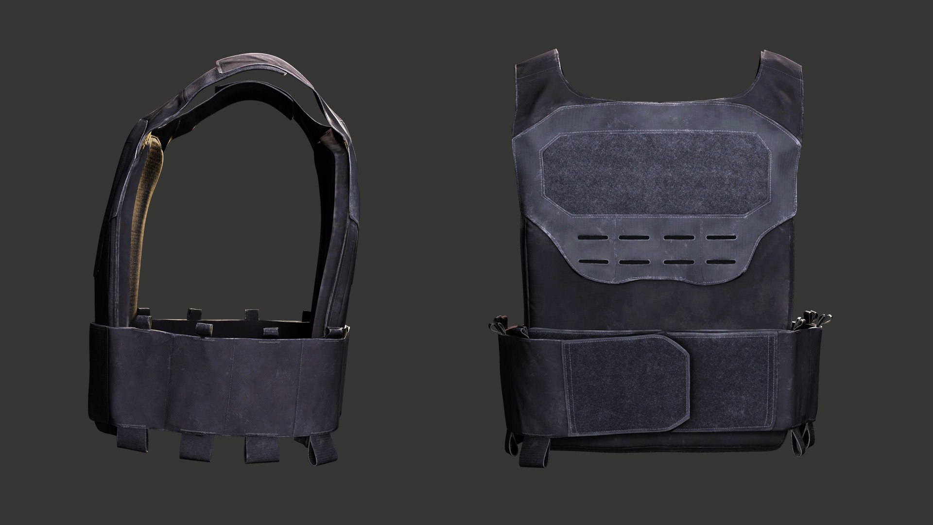3D Modern Military Armor Vest - Realistic 3D Model Model - TurboSquid ...
