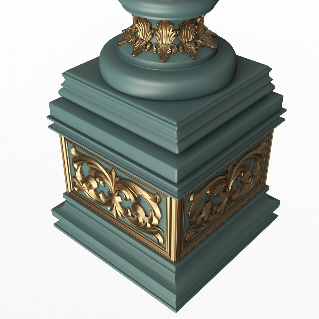 3D Model Flower Pot 08 Green - TurboSquid 2198353