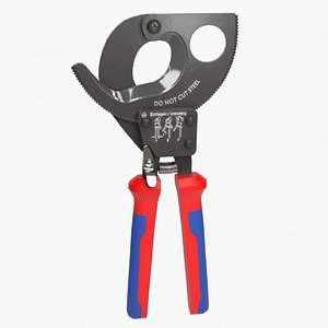 Ratchet Wire Cutters 3D model