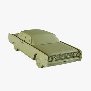 Lincoln Continental 1962 3D model