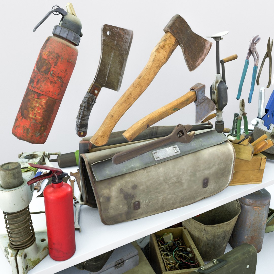 3D old tools model https://p.turbosquid.com/ts-thumb/QW/lZ0KyO/2EFXZvuo/10/jpg/1525407843/1920x1080/fit_q87/ea48fef0c1c648ebc6946c9fcc15ffeb4170e7b6/10.jpg