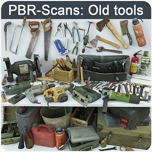 Collection old tools PBR