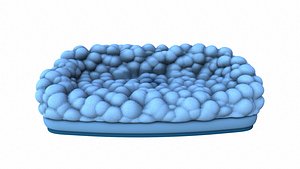 Bubble Sofa PBR Textured 3D