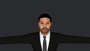 Michael B Jordan  Hyper Realistic Full Body Fully Rigged 3D Character 3D model