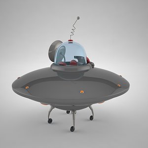 Cartoon Flying Saucer