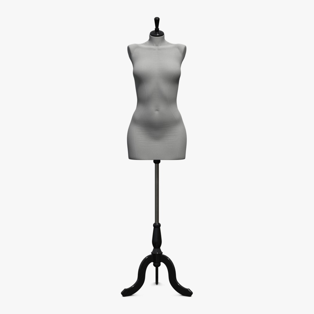 Mannequin Female Torso V2a 3D Model TurboSquid 2024460