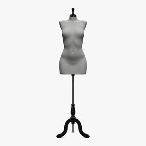 Mannequin Female Torso v2a 3D model