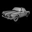 1962 volkswagen karmann ghia 3D model