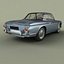 1962 volkswagen karmann ghia 3D model