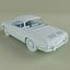 1962 volkswagen karmann ghia 3D model