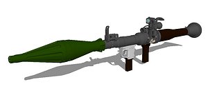 rocket launcher 3d model
