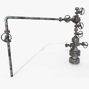 3D Oil Wellhead model