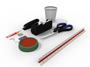 office supplies 3d model