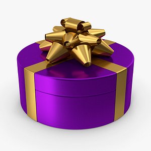Gift Box Purple 3D
