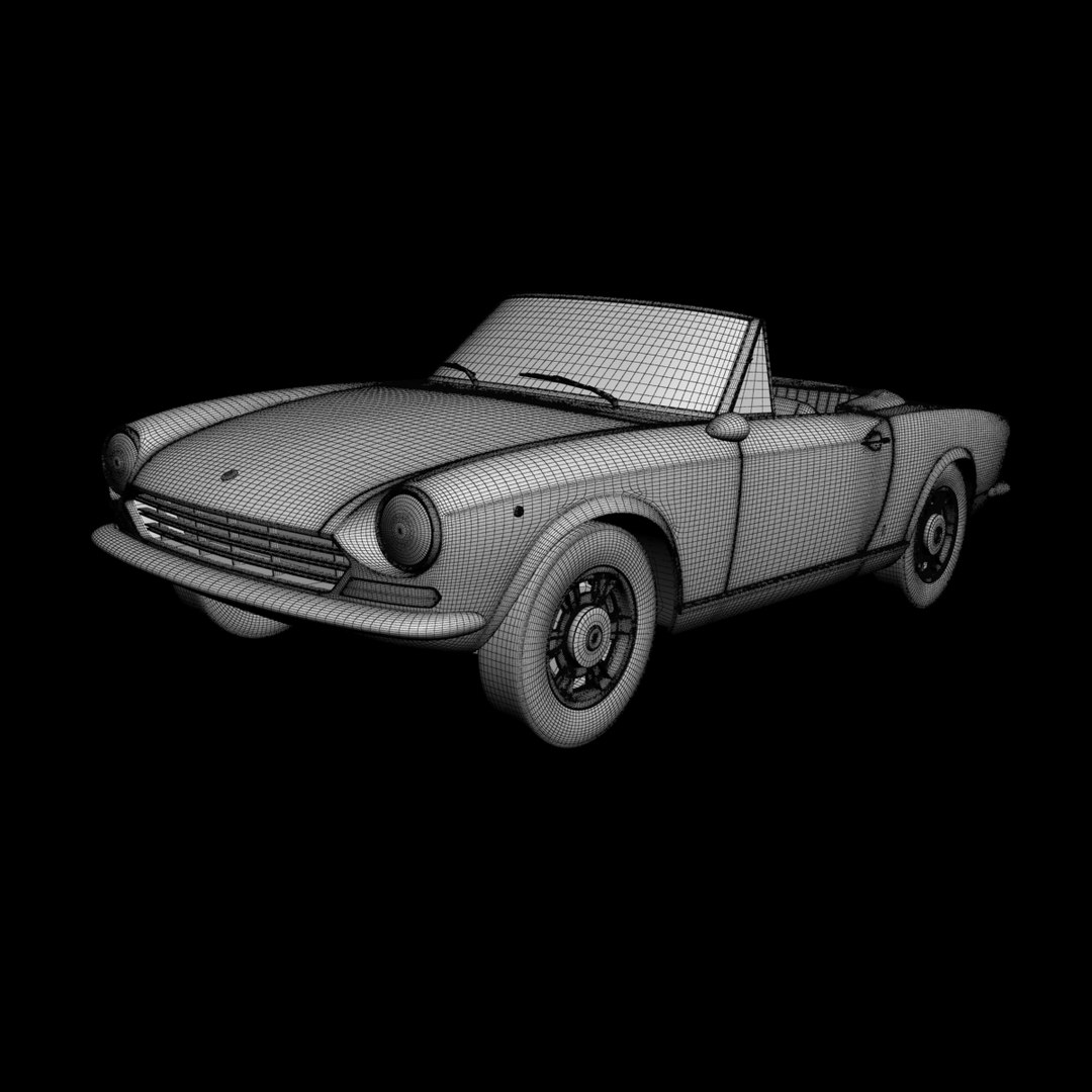 1967 Fiat 124 Spider 3D Model - TurboSquid 1374707