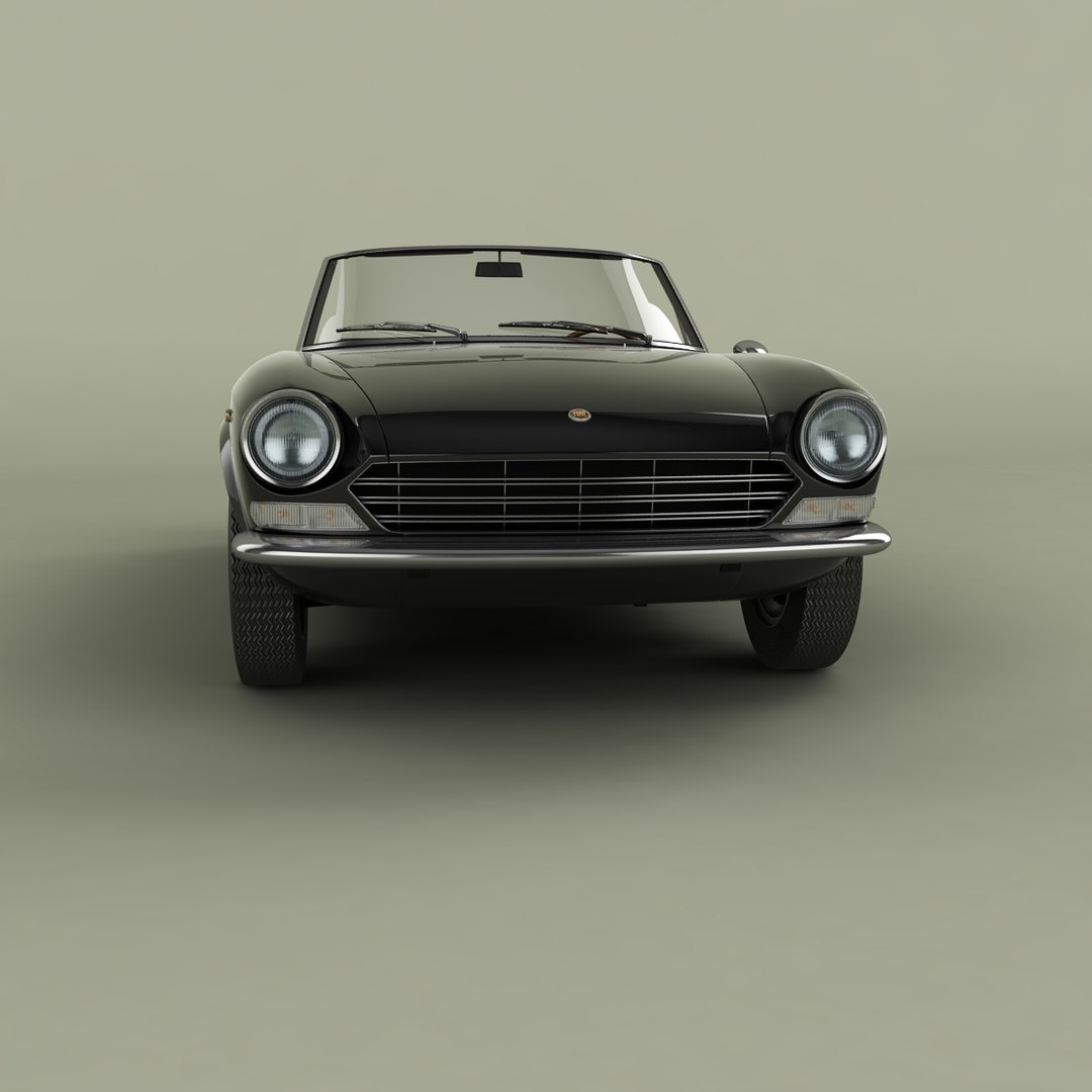 1967 Fiat 124 Spider 3D Model - TurboSquid 1374707