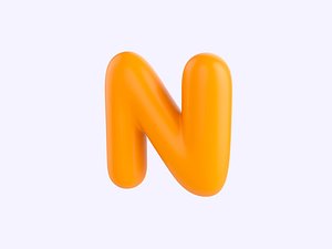 3D N Alphabet