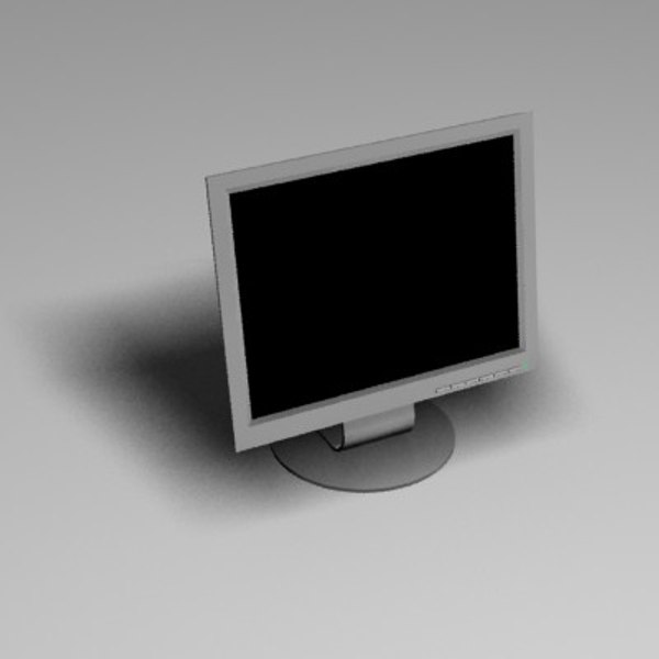 3ds max lcd monitor