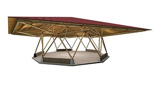 BAMBOO CANOPY GEODESIC BAKED