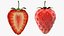 Cartoon Half Cut Strawberry