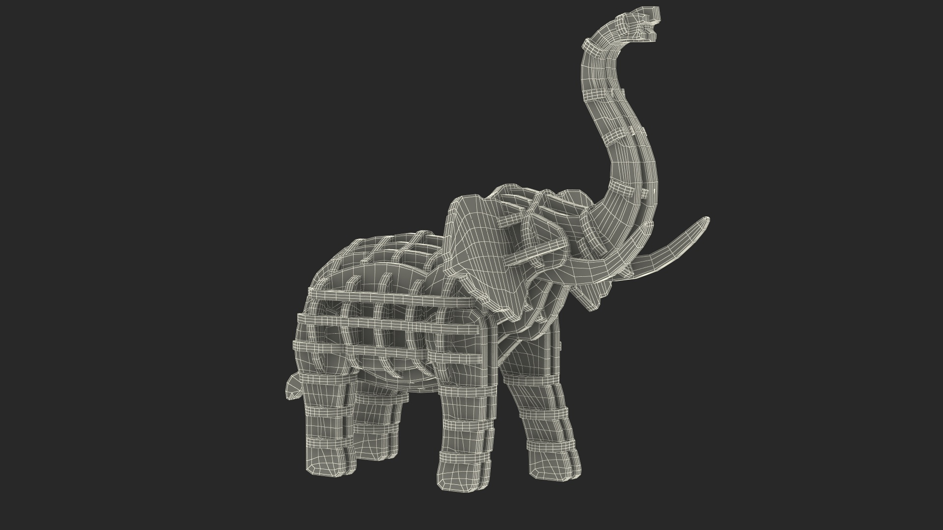 3D Elephant Wooden 3D Puzzle Model - TurboSquid 2062042