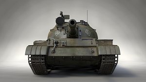 3D model soviet battle tank