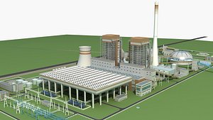 Power Station 3 3D model