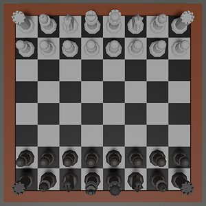 Jogo de xadrez HD Modelo 3D $59 - .c4d .3ds .dxf .fbx .obj - Free3D