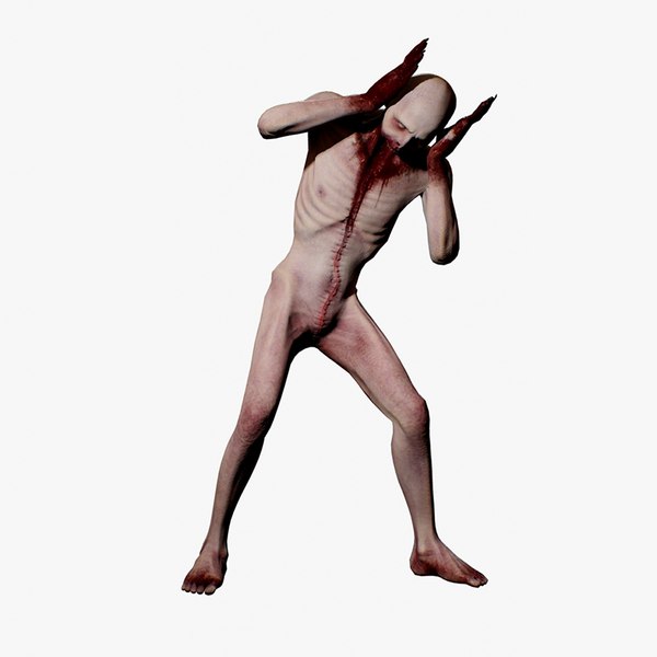 Zombie Vampire Game Ready Low-poly