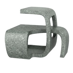 3D Edizione Limitata by Simone Fanciullacci Vertigo V1 Bronze Side Table model