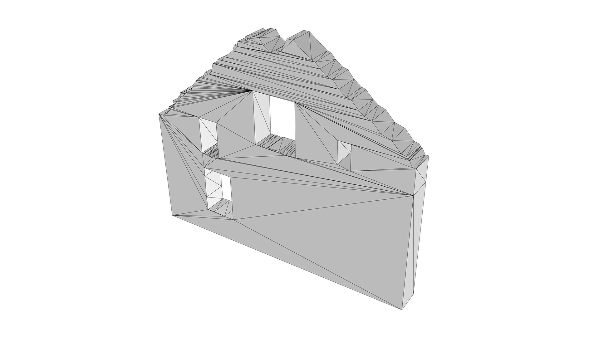 Ruined Stone Gable Wall 3D model https://p.turbosquid.com/ts-thumb/QX/e8obxu/Ja/11wire/jpg/1777649063/1920x1080/fit_q87/30ad5bbe0063ff7d74284825d841565be9d5d110/11wire.jpg