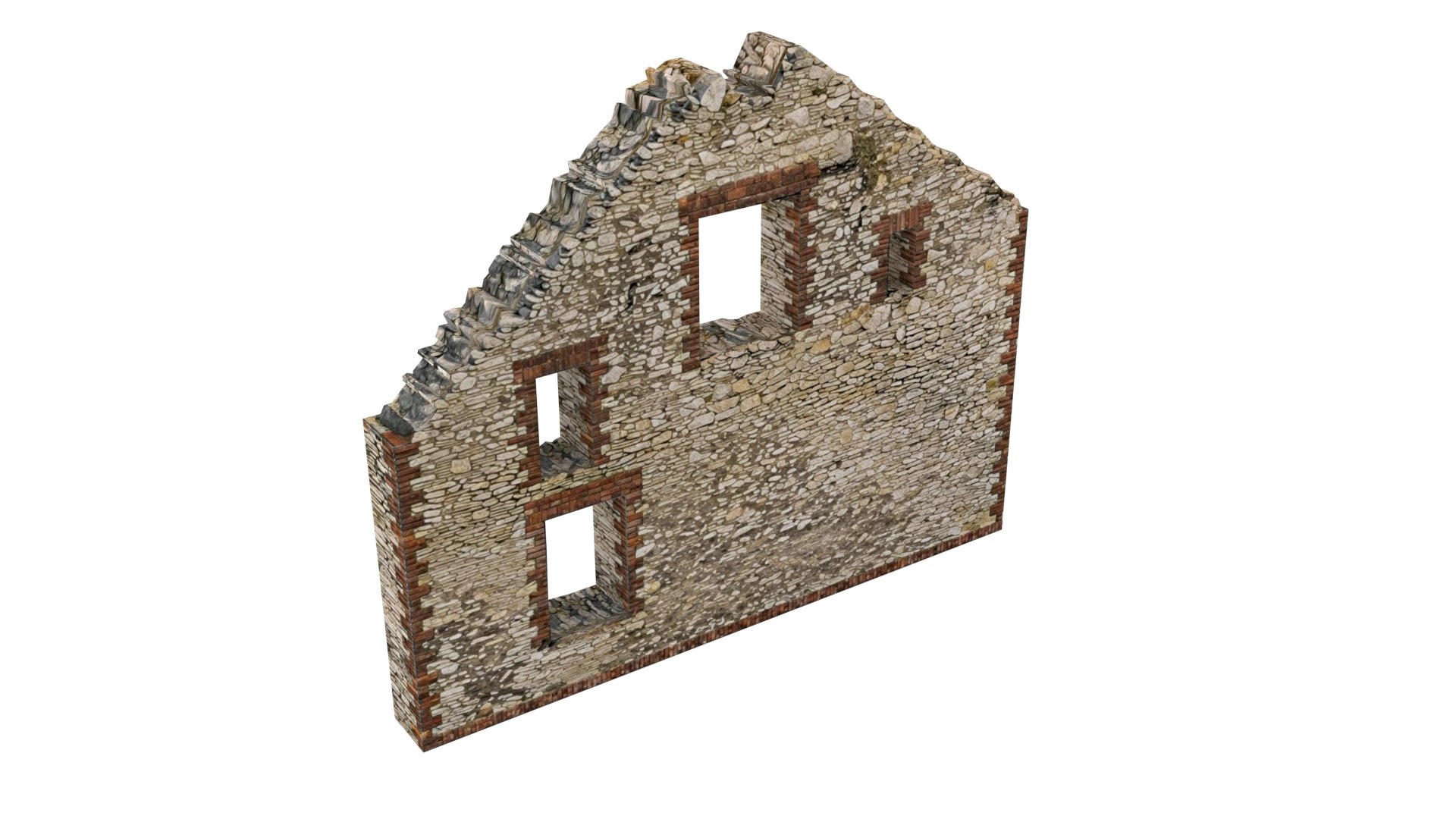 Ruined Stone Gable Wall 3D model https://p.turbosquid.com/ts-thumb/QX/e8obxu/WJ/7/jpg/1777649060/1920x1080/fit_q87/b2e8b221fc424b9fc67b5b831316bf277b194396/7.jpg