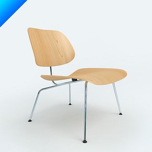 chair charles eames plywood 3d model
