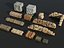 Military Crates Sandbags Ammo Boxes Pack