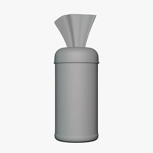 Basic Tissue Tube - Geometry Only No Textures No Materials 3D model