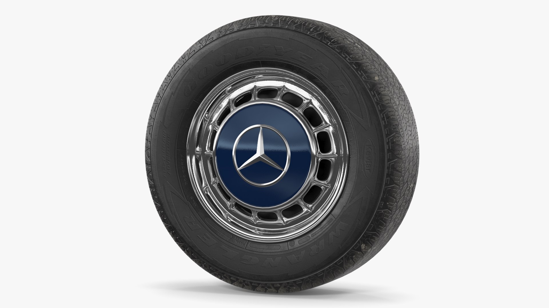 Mercedes Benz 350 SE Wheel 3D model preview