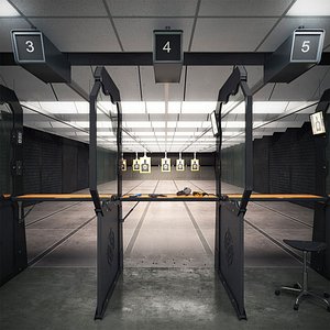 3d model shooting range