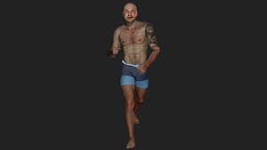 Bald fighter