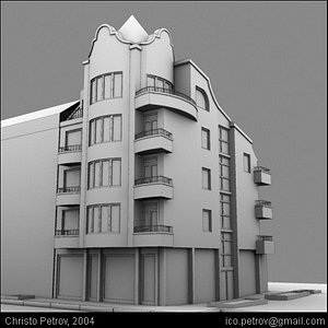 architecture building 3ds