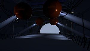 sci-fi tunnel 3D
