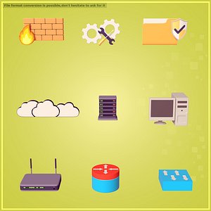 Computer Icons Pack model