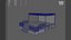 Modulares Aluminium-Bühnen-3D-Modell