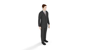 3D model buisness man