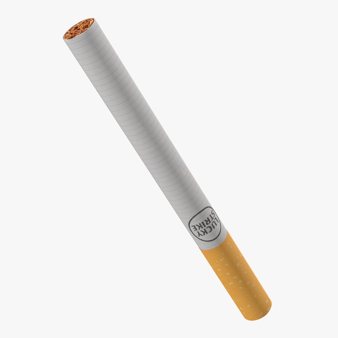 Cigarette Lucky Strike 3D model preview